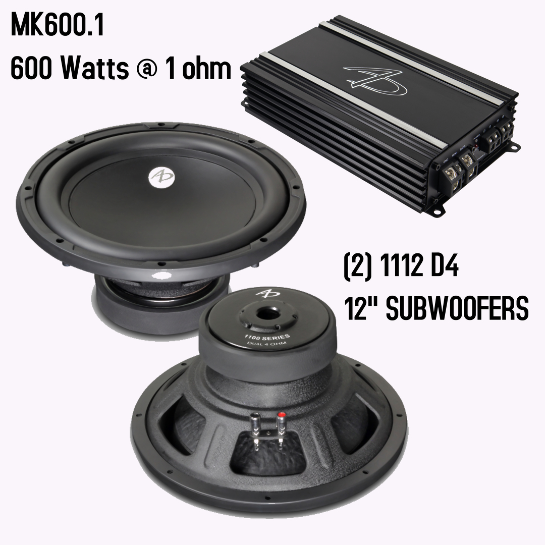 BASS PACKAGE MK600.1 +(2) 1112D4 AD Store