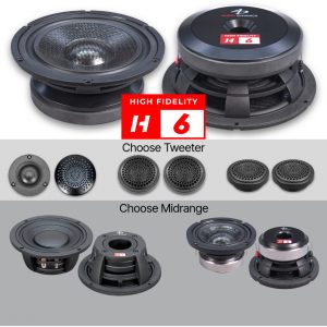 High Fidelity 6.5" - 3-way 250w Component Set - OPTIONS