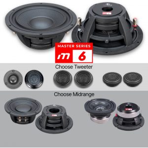 Master Series 6.7" - 3-way 300w Component Set - OPTIONS