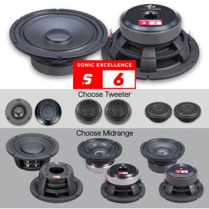 Sonic Excellence 6.5" - 3-way 200w Component Set - OPTIONS