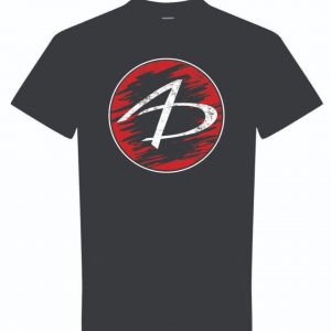 T-shirt-Black-Round Logo