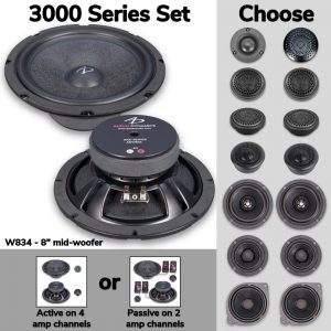 3000 Series 8" - 2-way 150w Component Set